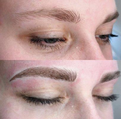 custom microblading by Kristen