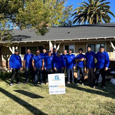 This is a job in Ontario, CA. PEX repipe with a 1" new copper main from the meter and a new tankless water heater whole house filter.