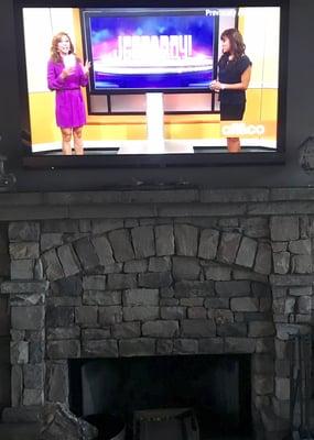 Living Room above Fireplace