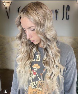 Blonde and 22" extensions