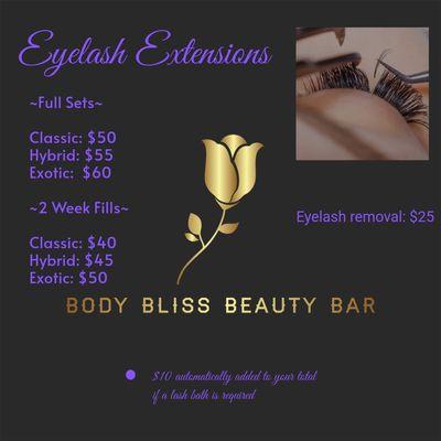 Eyelash extensions