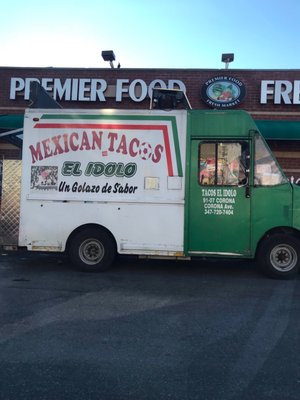 Taco Truck Phone Number ... The truck is actually in Brooklyn a lot (on Kossuth Place right off Broadway - that's where I took this pic).