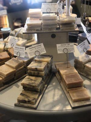 Vegan, all natural, Hand made soaps. The most amazing smells