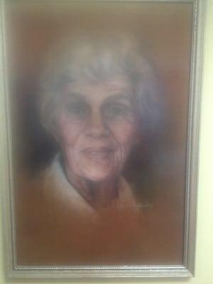 Portrait of Lillian Gordy Carter. The late mother of former president Jimmy Carter.