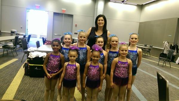 Ms. Kathy with the Minis and Juniors -locomotion number