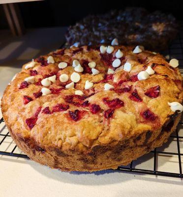 Strawberries and cream scones