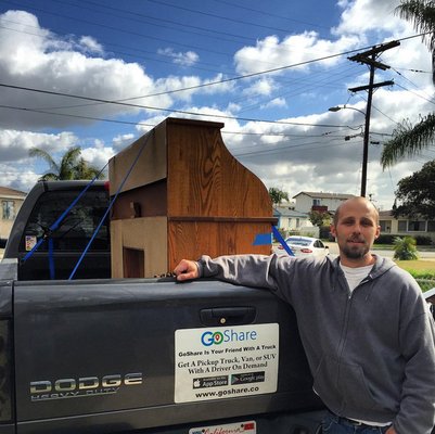 Desk secured for a move with a GoShare delivery professional!