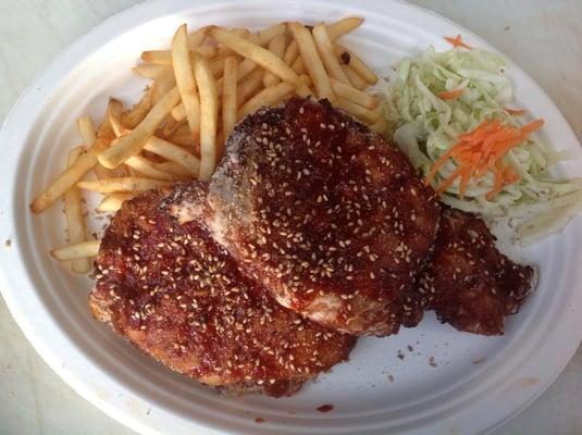 Sweet Chili Fried Pork Chops