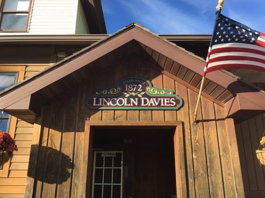 Main Entrance of the historic Lincoln Davies Store