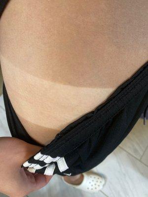 that tan line