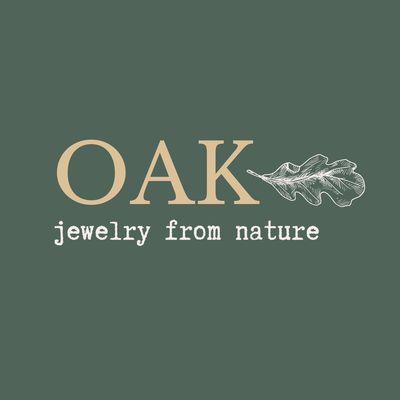 Oak jewelry from nature