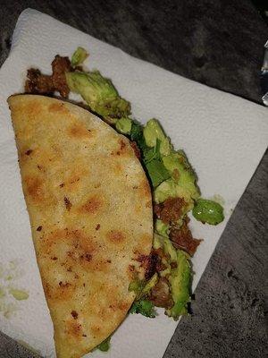 Grilled Avocado taco