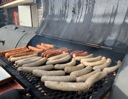 Smoked Boudin and Sausage