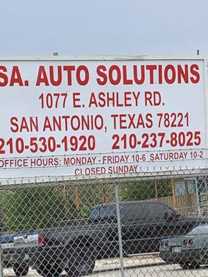 SA Auto Solutions