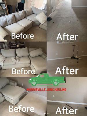 Sectional Couch Removal In Durham, NC