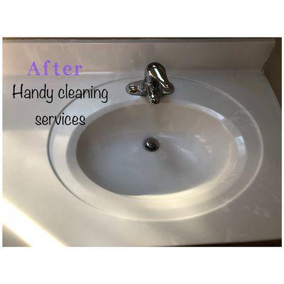 Vanity Sink Cleaning