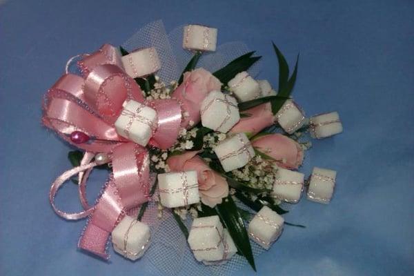 Sweet 16 Sugar Cube Corsage