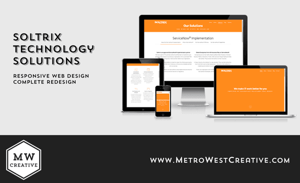 SoltrixSolutions.com website design