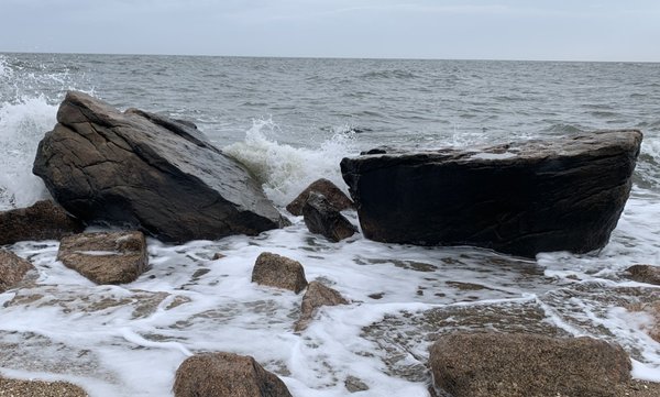 Rocks and waves