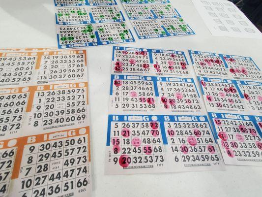 Bingo sheets