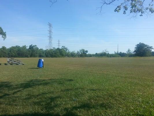 Large soccer field