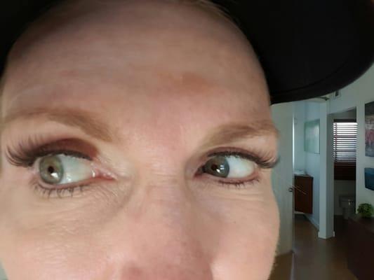 Great brow wax by Evelyne!