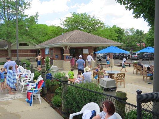 Our concession stand.