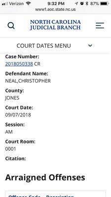 My court date