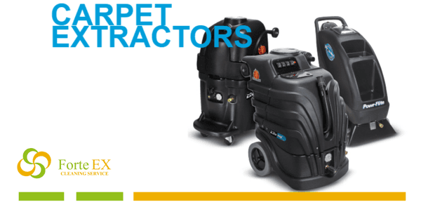 Forte Ex's Carpet Extractors