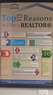 Top 10 Reasons to Hire a REALTOR