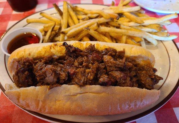 Excellent Brisket Sandwich & Awesome fresh-cut fries!