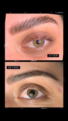 Holistic Keratin Lash Lift and Brow Lamination Combination