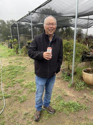 Here he is...BONSAI MASTER, George!