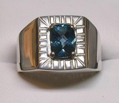 Men's Topaz Ring