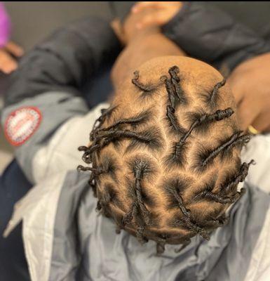 Starter locs on toddler