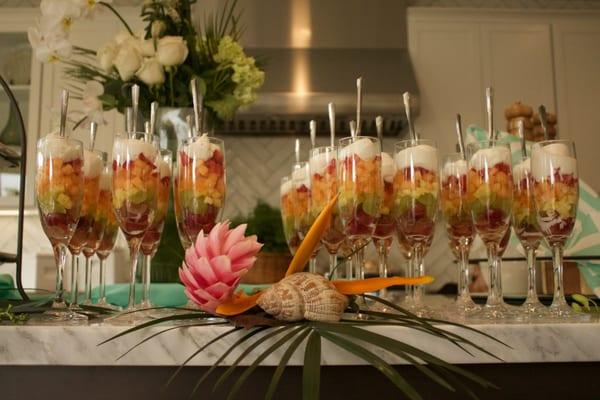 Fresh Fruit Trifle with Vanilla Whipped Cream