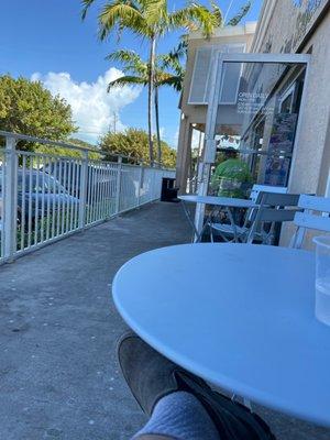 Front dining area