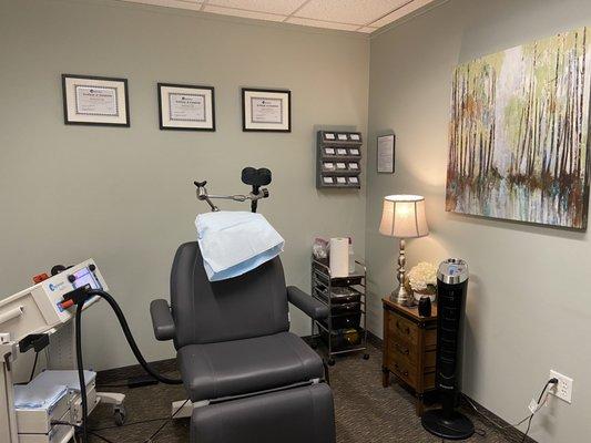 One of our treatment rooms.