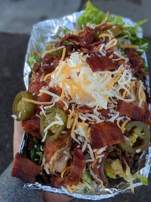 Pork nachos