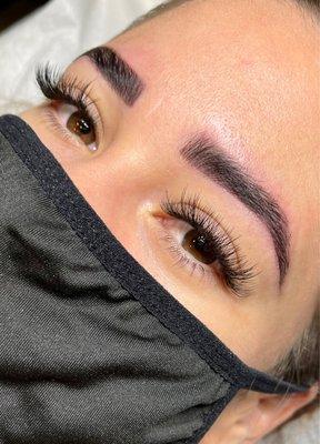 Lashes and brows by Amy