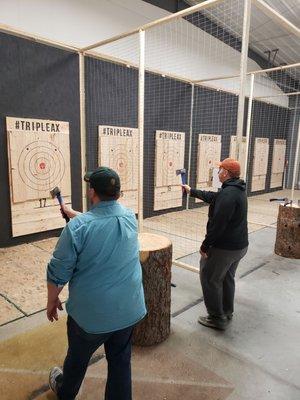 18 targets for your ax throwing enjoyment.