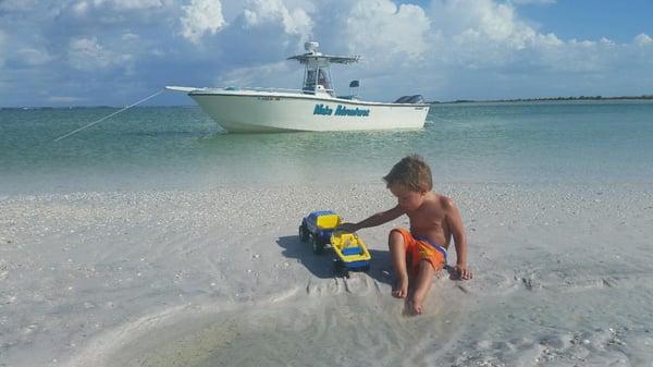 Island Boat Charters at Three Rooker Island...