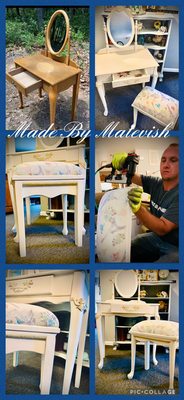 Upcycled furniture