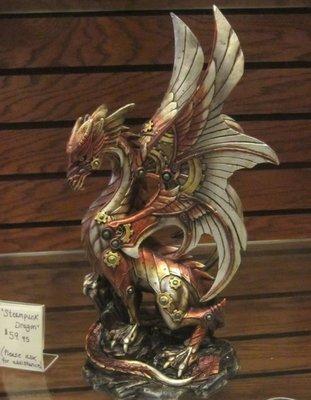 Steampunk Dragon sculpture