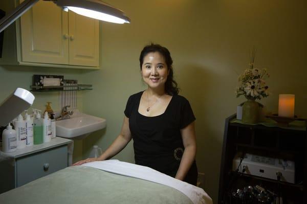 Raleigh Spa - Lina Yang, founder at Skin Essence A Day Spa.