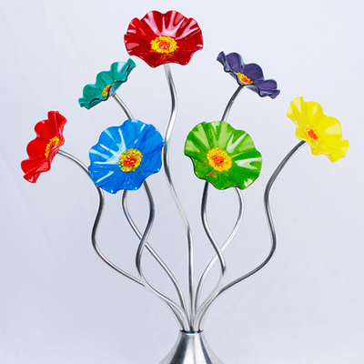 Beautiful Glass Bouquet in several sizes.