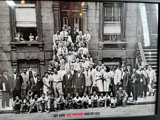 The Bobby Floyd Trio's show "All That Jazz" began with a documentary about this incredible photo taken for Esquire in 1958 Harlem that gathe