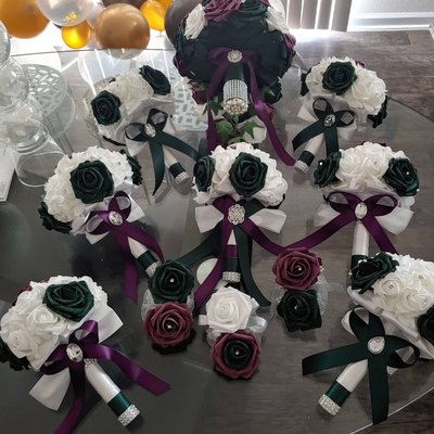 Wedding bouquet set