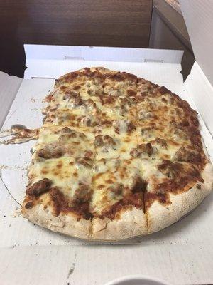 Sausage pizza