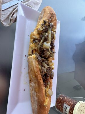 Philly cheese steak is meh